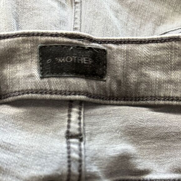 Mother Jeans the Insider Fray Cropped Black Jeans - Picture 8 of 8